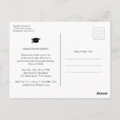 Carte postale simple et moderne (Dos)