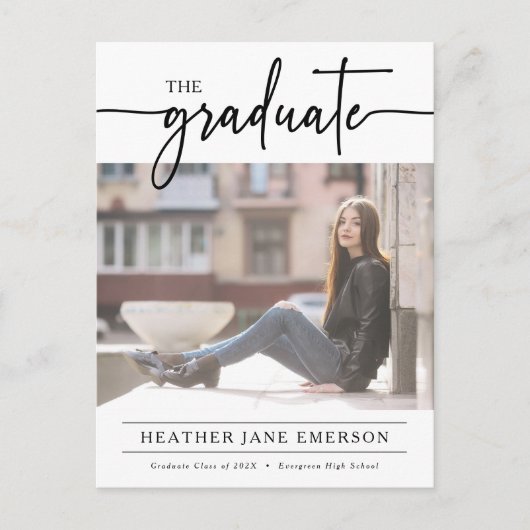 Carte postale simple et moderne (Devant)