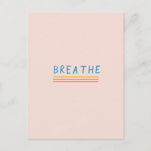 Carte postale simple et moderne (Devant)