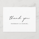 Carte Postale simple et personnalisée Merci de mar (Devant)