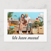 Carte Postale Simple Faire-part de déplacement personnalisé mini (Devant)