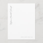 Carte postale simple / Formalisation & Personnalis (Devant)