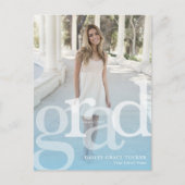 Carte Postale Simple GRAD Bleu clair Superposition N'IMPORTE QUE (Devant)