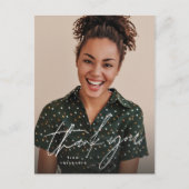 Carte Postale Simple graduation merci photo (Devant)