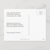 Carte postale simple Joyeux Noël Multi Photo (Dos)