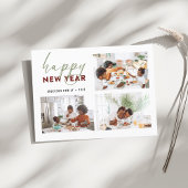 Carte Postale Simple Joyeux Nouvel An Calligraphie