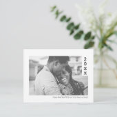 Carte Postale Simple Joyeux Nouvel An Photo Personnalisée (Debout devant)