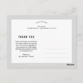 Carte postale simple Mariage en mode Plan (Dos)