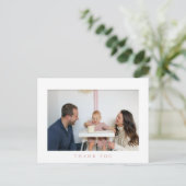 Carte postale simple Merci d'anniversaire (Debout devant)