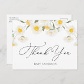 Carte postale simple Merci de fleur de marais rust (Devant / Derrière)