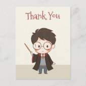 Carte Postale Simple Merci Harry Potter (Devant)