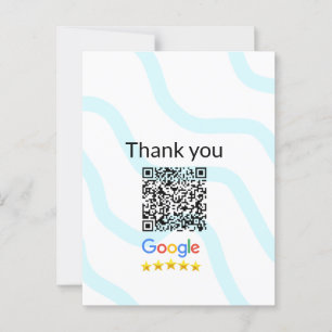 Carte Postale Simple minimum q r code ajouter logo code d'analys