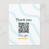 Carte Postale Simple minimum q r code ajouter logo code d'analys (Devant)