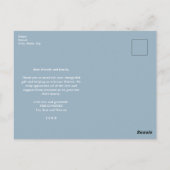 Carte Postale Simple Moderne Collage de 3 Photos Bébé Photo Merc (Dos)