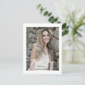 Carte Postale Simple Moderne Graduation Virtuelle Photo Invitati (Debout devant)