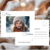 Carte Postale Simple moderne Joyeux Noël 1 Photo