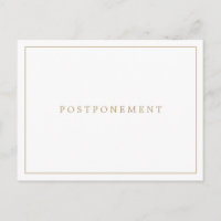Simple Monogramme de Mariage Reporté en Or Antique