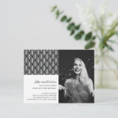 Carte Postale Simple noir blanc 50 et fabuleux Art Déco 50e (Debout devant)