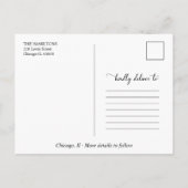 Carte Postale Simple Photo d'annonce de fiançailles We're Engage (Dos)