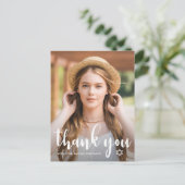 Carte Postale Simple Photo de la Bat Mitzvah avec Étoile de Davi (Debout devant)