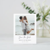 Carte Postale Simple photo mariage moderne (Debout devant)