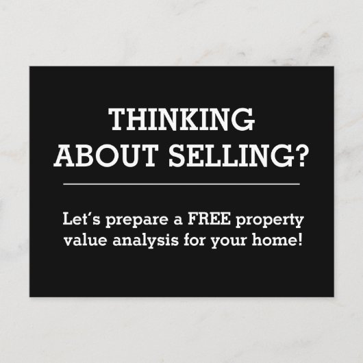 Carte Postale Simple Real Estate Postcard (Devant)
