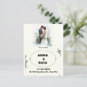 CARTE POSTALE SIMPLE&ROMANTIQUE : ROMANTIQUE ENREGISTRER LES CAR (Debout devant)