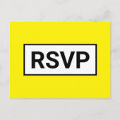 Carte postale simple "RSVP" (Devant)