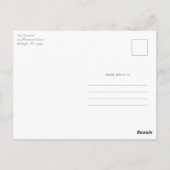 Carte Postale Simple Script 3 Photo Collage Merci bébé (Dos)