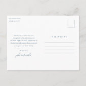 Carte Postale Simple Script Photo Collage Merci bébé (Dos)