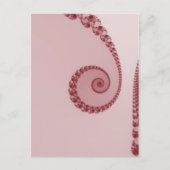 Carte postale simple spirale prune (Devant)