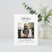 Carte Postale Simple Sympathie Funéraire Photo Mémorial  (Debout devant)