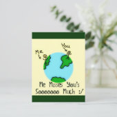 Carte Postale Simple, tu me manques (Debout devant)