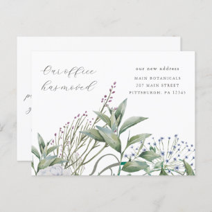 Carte Postale Simple verdure Bureau d'affaires Déménagement Anno