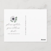 Carte Postale Simple Verdure Nous Avons Déménagé Nouvelle Maison (Dos)