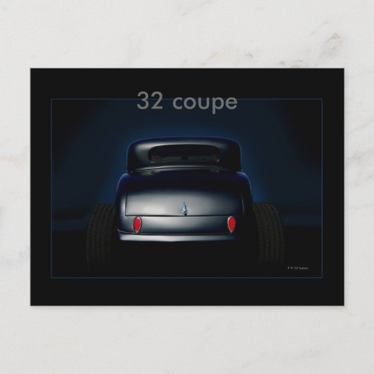 Carte Postale Simplement Hot Rod, 32 coupé (Devant)