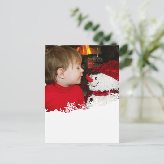 Carte Postale Simplement Neige... (Debout devant)