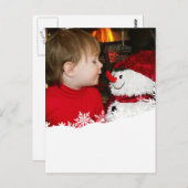 Carte Postale Simplement Neige... (Devant / Derrière)