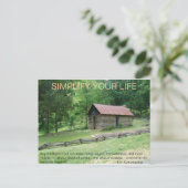Carte Postale Simplifiez votre vie (Debout devant)