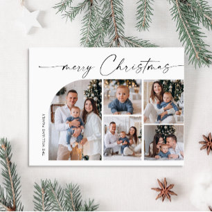Carte Postale Simply Elegant Holiday 5 PHOTO Noël Salutation