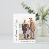 Carte Postale Simply Elegant Holiday PHOTO Noël Salutation (Debout devant)