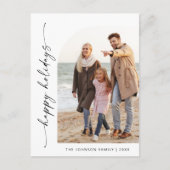 Carte Postale Simply Elegant Holiday PHOTO Noël Salutation (Devant)