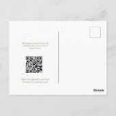 Carte Postale Simply Elegant L'Herbe Tarragon Enregistrer la dat (Dos)