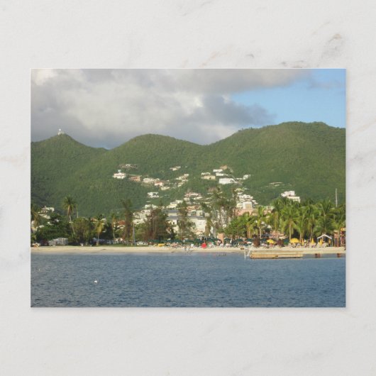 Carte Postale Simpson Bay St. Martin (Devant)