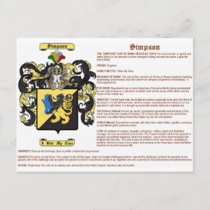 Carte Postale simpson (sens)