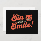 Carte Postale Sin With a Smile (Devant / Derrière)