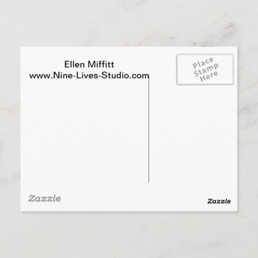 Carte Postale Sincerity Enso, Sumi-e (Dos)