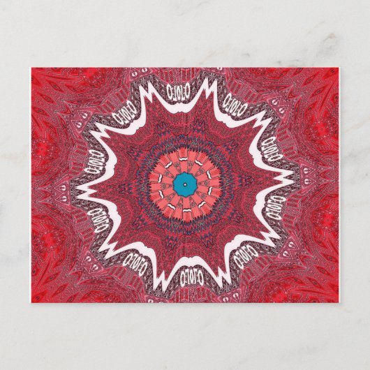 Carte Postale Sindhi Ethnic Tribal Motif Art (Devant)