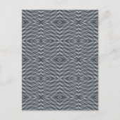 Carte Postale Sine Wave Pulse Signal moderne Art Abstrait Design (Devant)