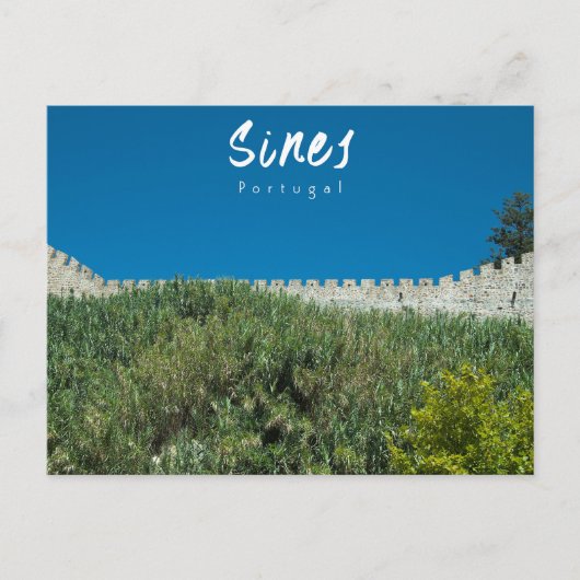 Carte Postale Sines Castle Wall - Portugal (Devant)